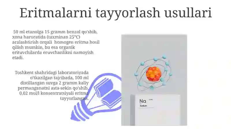 Eritmalar moddalar eruvchanligi 3