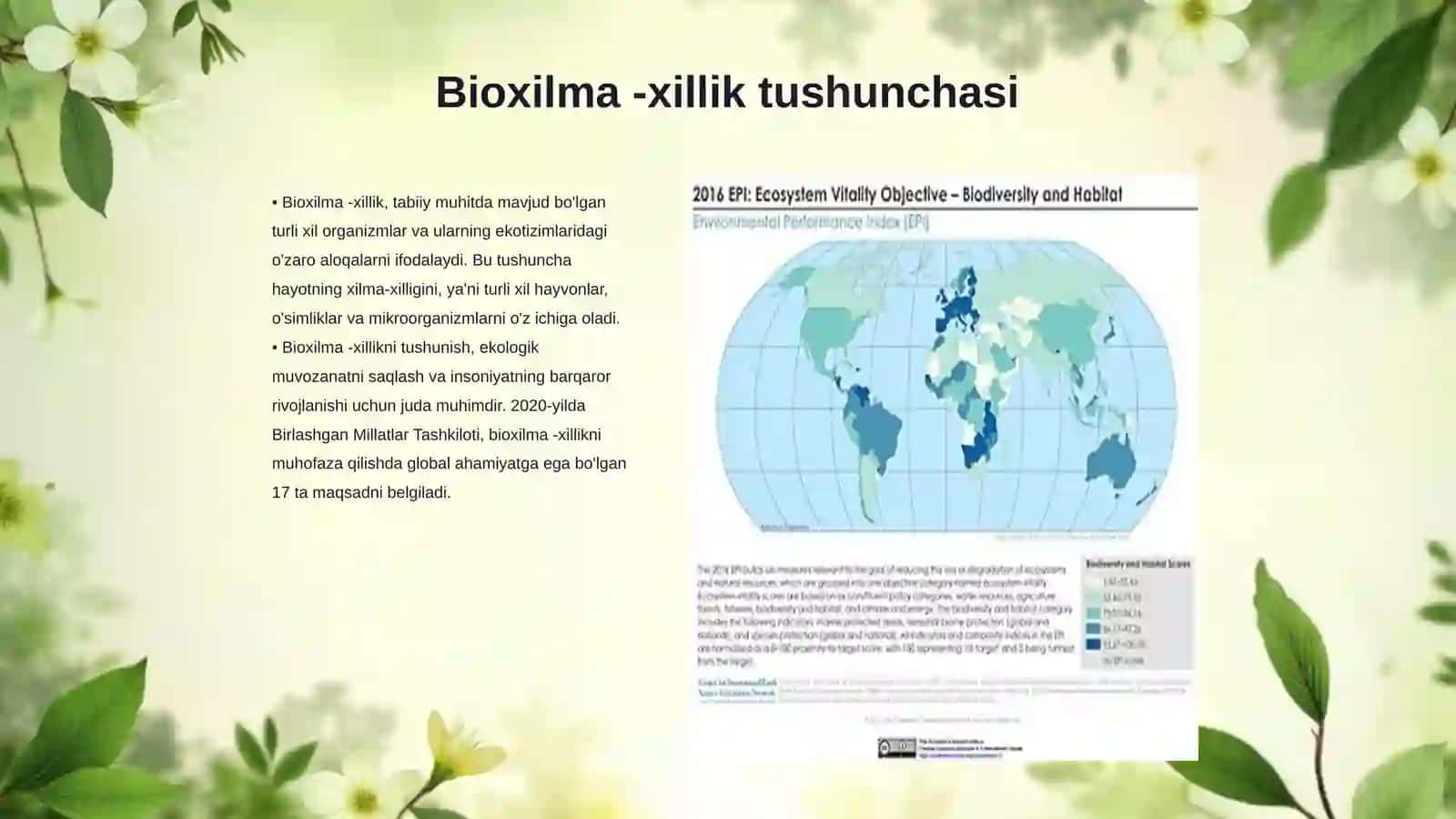 Bioxilma -xillikni muhofaza qilish 3