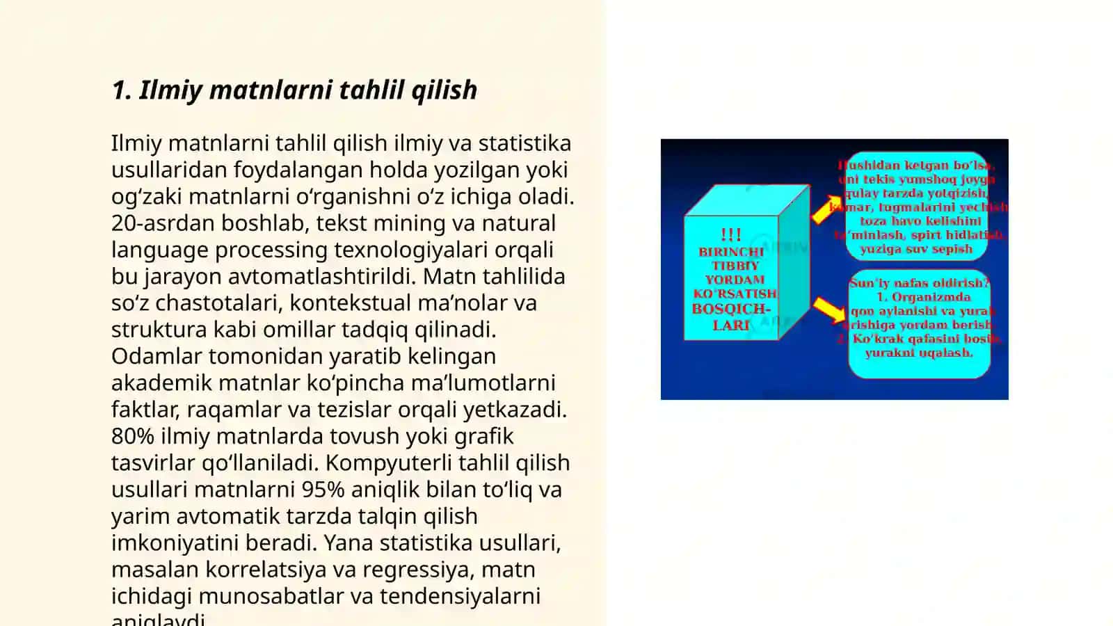 Ilmiy matnlar bilan ishlash.Ilmiy asarlarni o'rganib chiqish 3