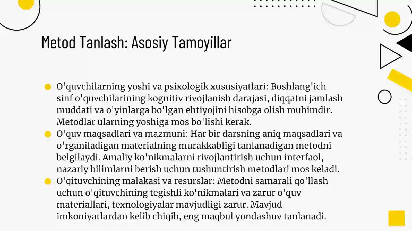 Boshlang‘ich Ta'limda Samarali Metodlar 3
