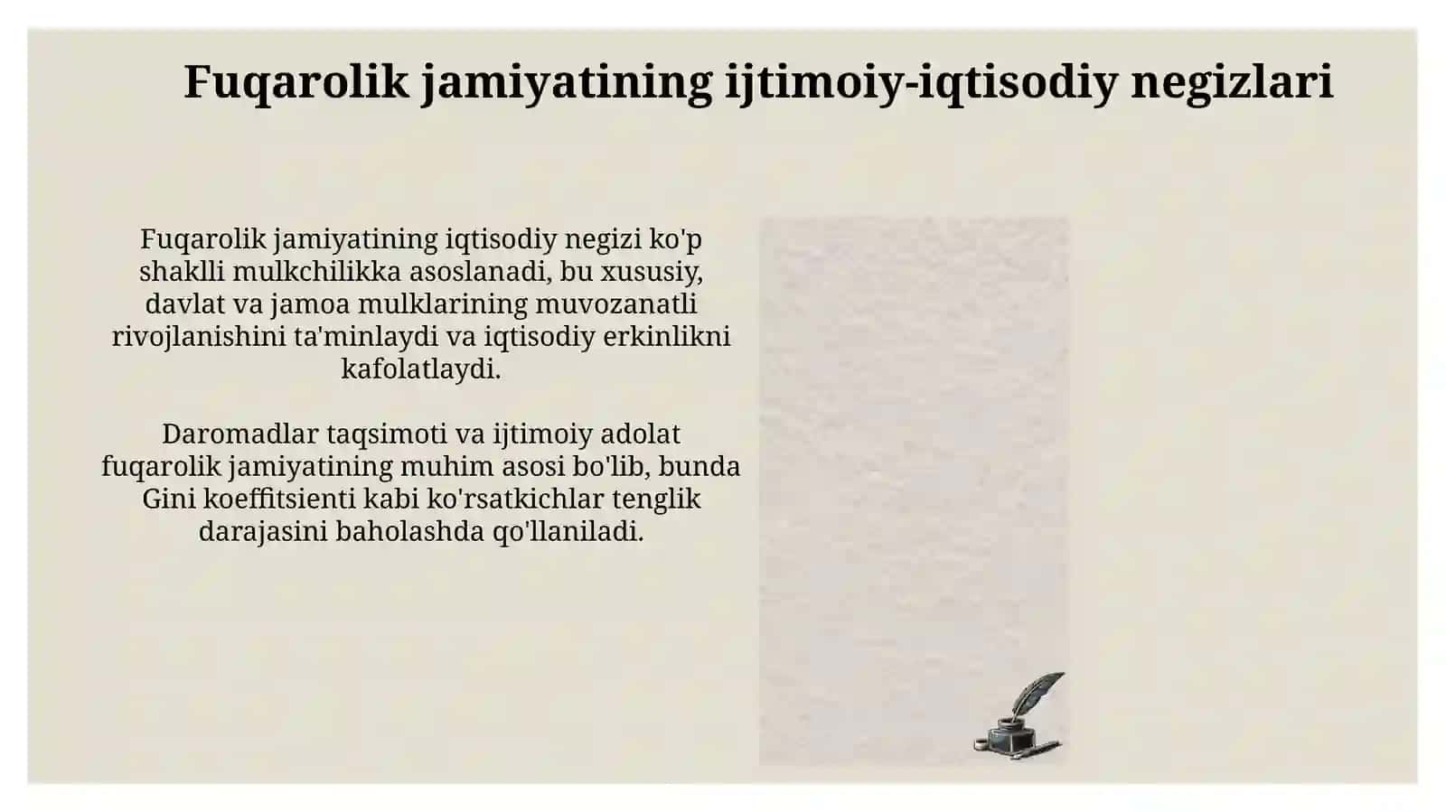 Fuqarolik jamiyatining ijtimoiy iqtisodiy asoslari 3
