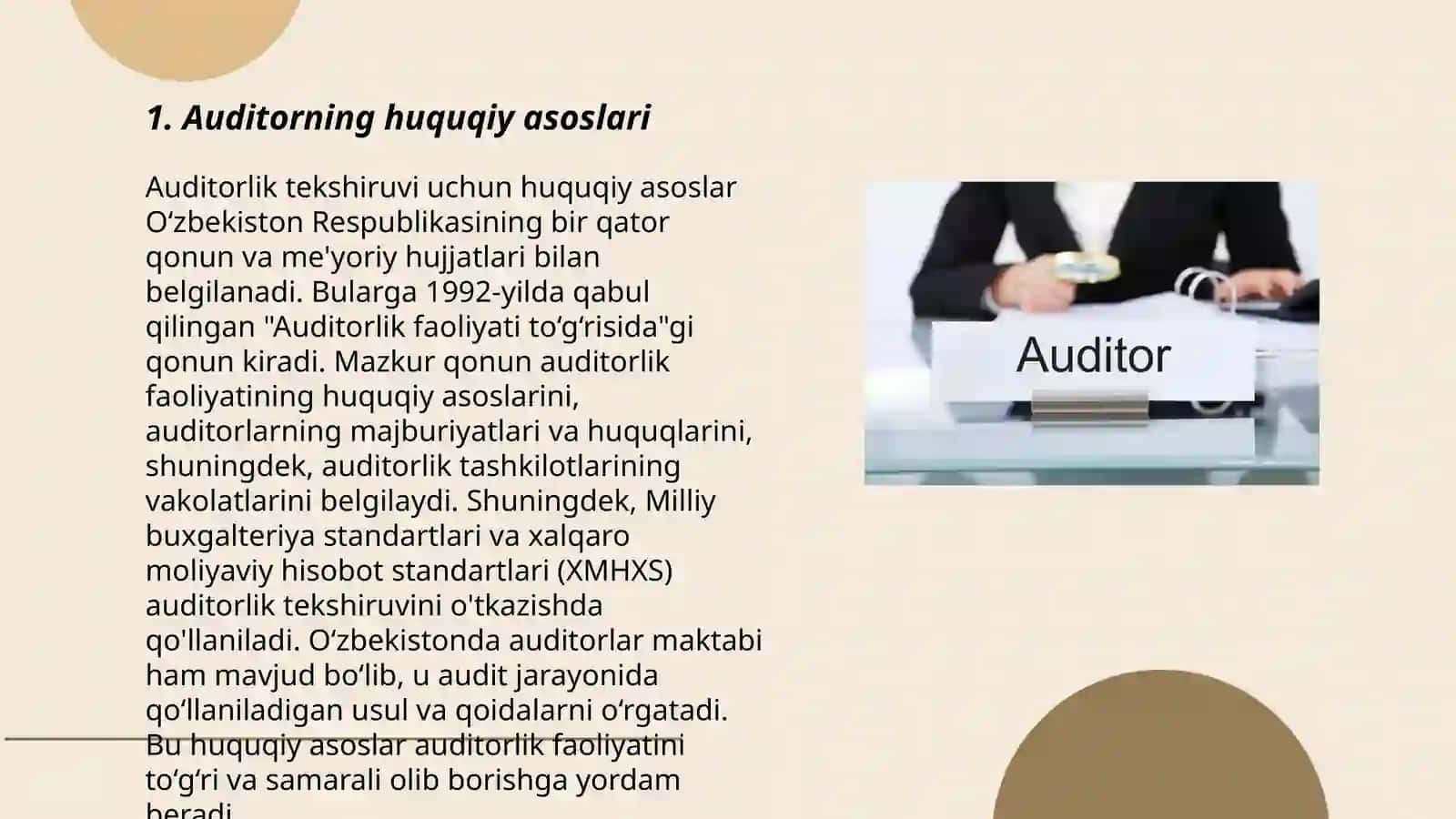 Auditorning huquqiy asoslari 3