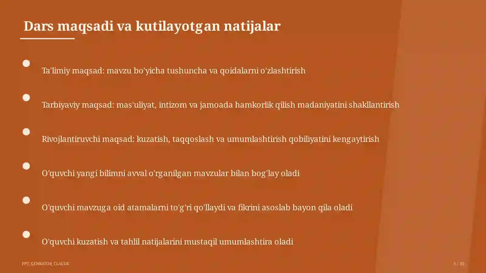 So'z yasalishi: yasama va tub so'zlar (6-sinf) 3