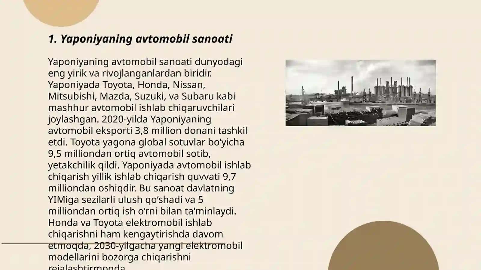 Yaponiyaning avtomobil sanoati 3