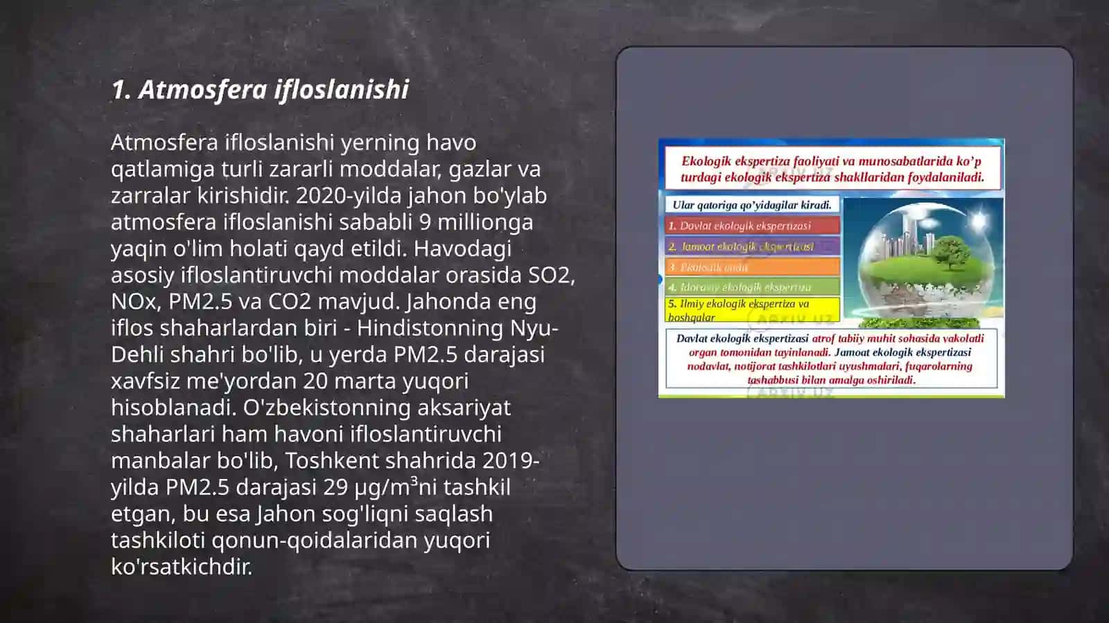 ekologiya va tabiatni asrash 3