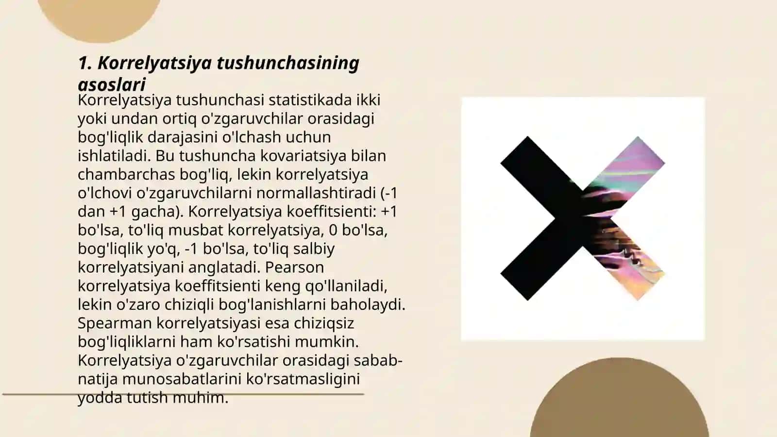 Korrelyatsiya tushunchasi va uning psixologik tadqiqotlardagi òrni 3