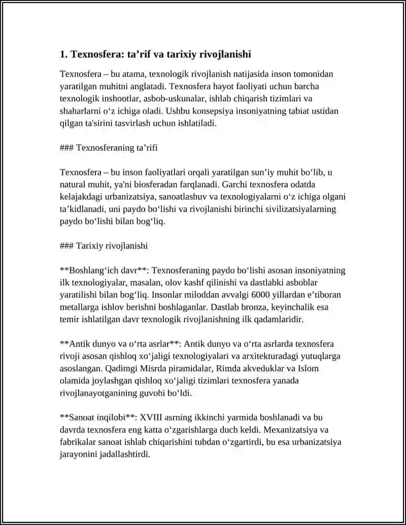 Texnosfera Haqida 3