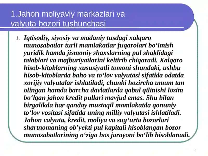 Valyuta bozori 3