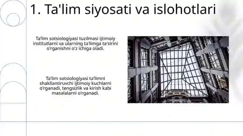 Fan va taʼlim sotsiologiyasi strukturasi va vazifalari 3