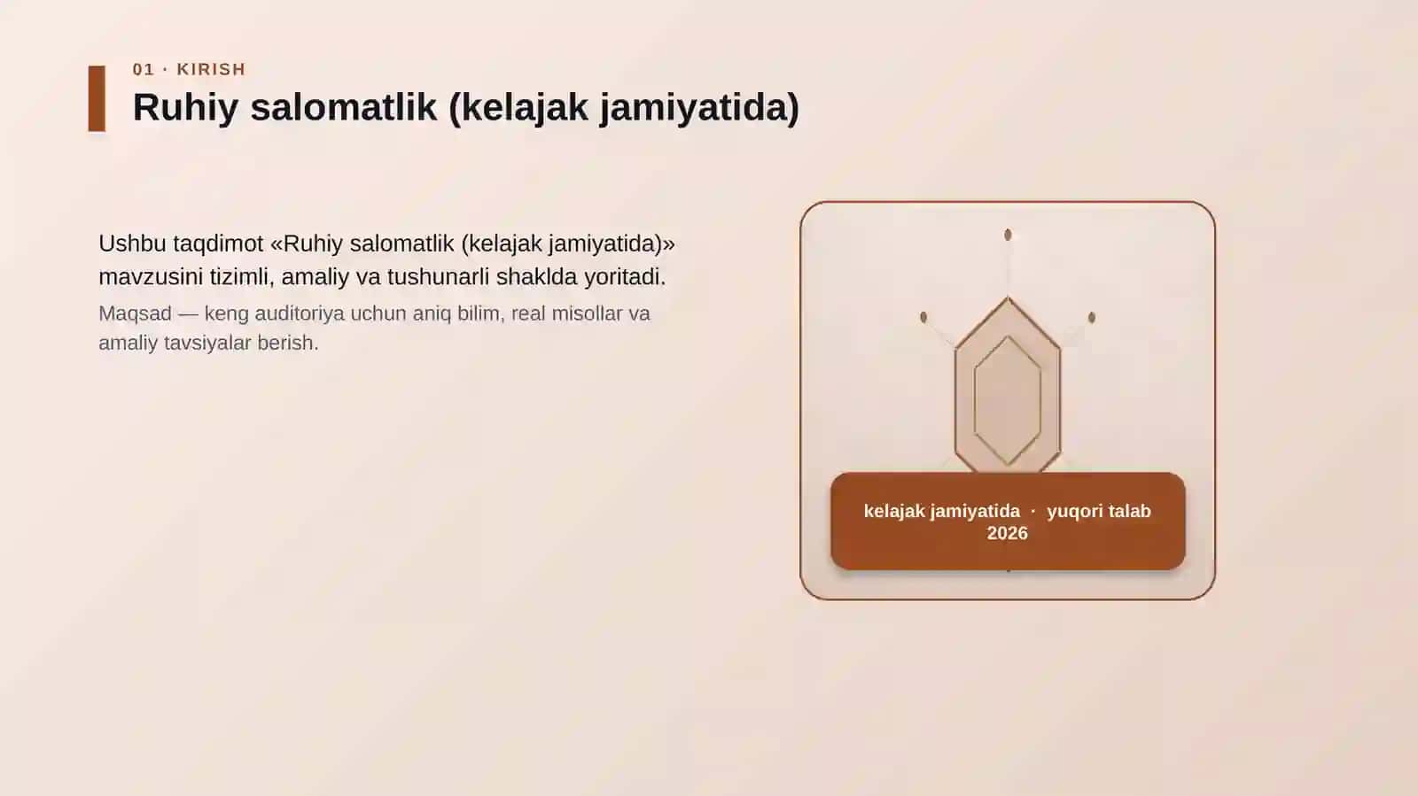Ruhiy salomatlik (kelajak jamiyatida) 3