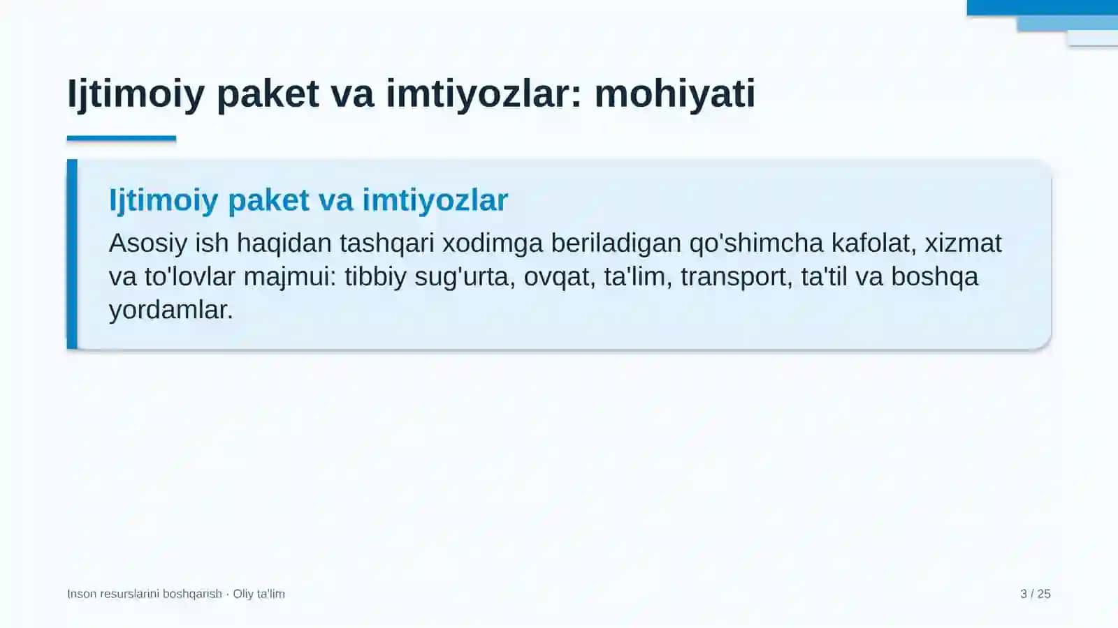 Davlat xizmatlari markazlarida ijtimoiy paket va imtiyozlar 3