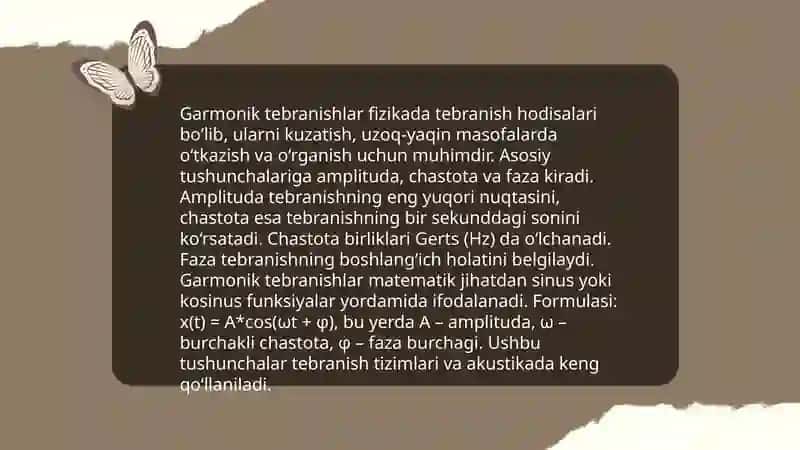 Garmonik osillyator energiyasi, Fure teoremasi 3