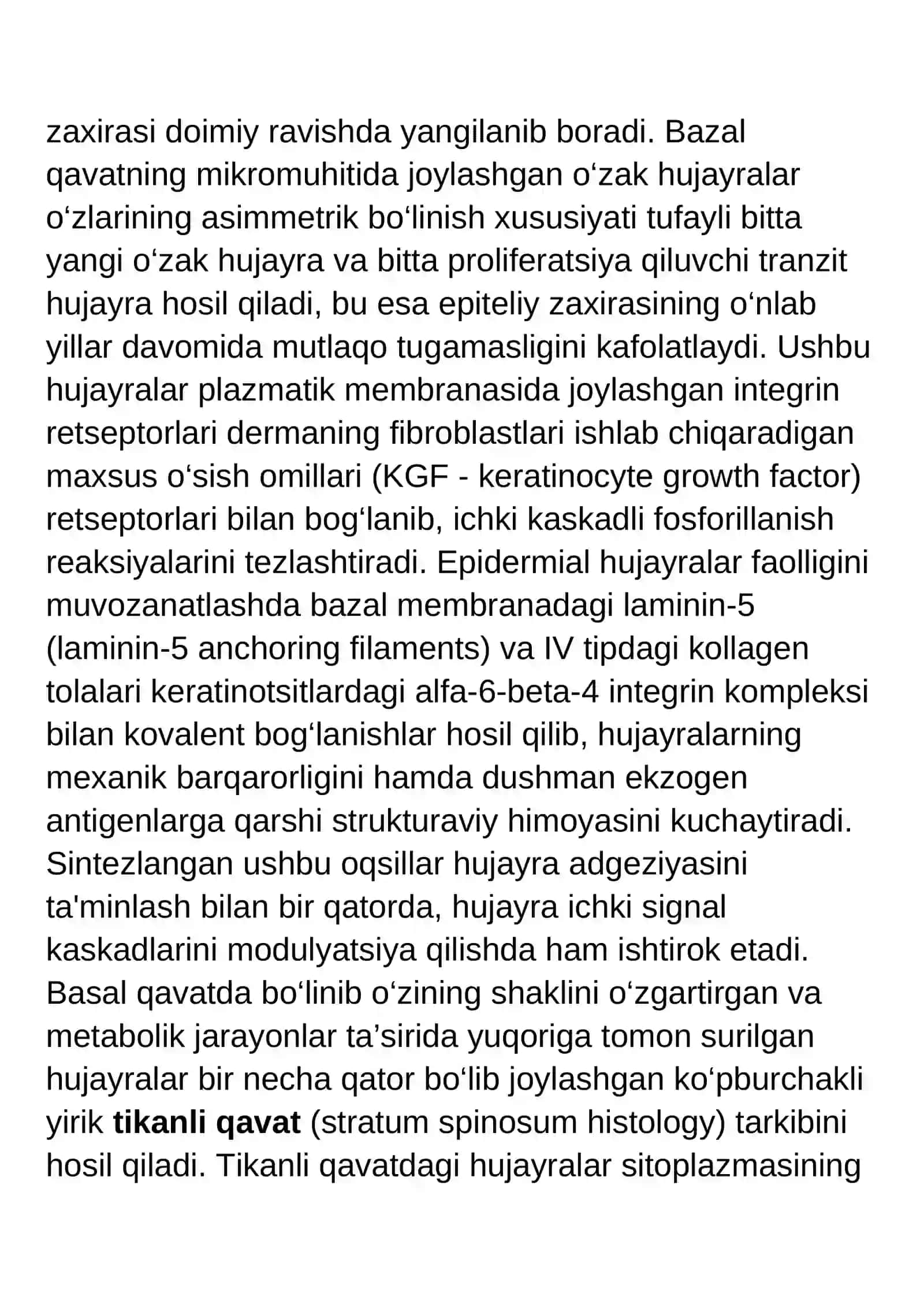 ]«Keratinizatsiya jarayonlari haqida zamonaviy tasavvurlar». 3