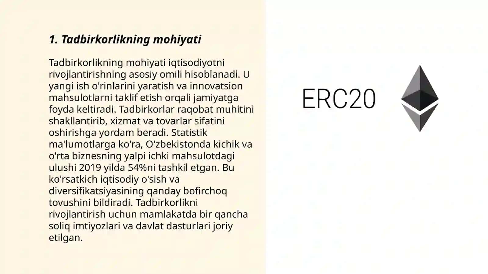 Tadbirkorlik tushunchasi va turlari 3