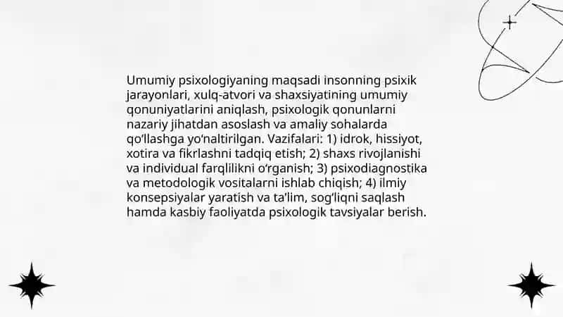 Umumiy psixologiya fan sifatida 3