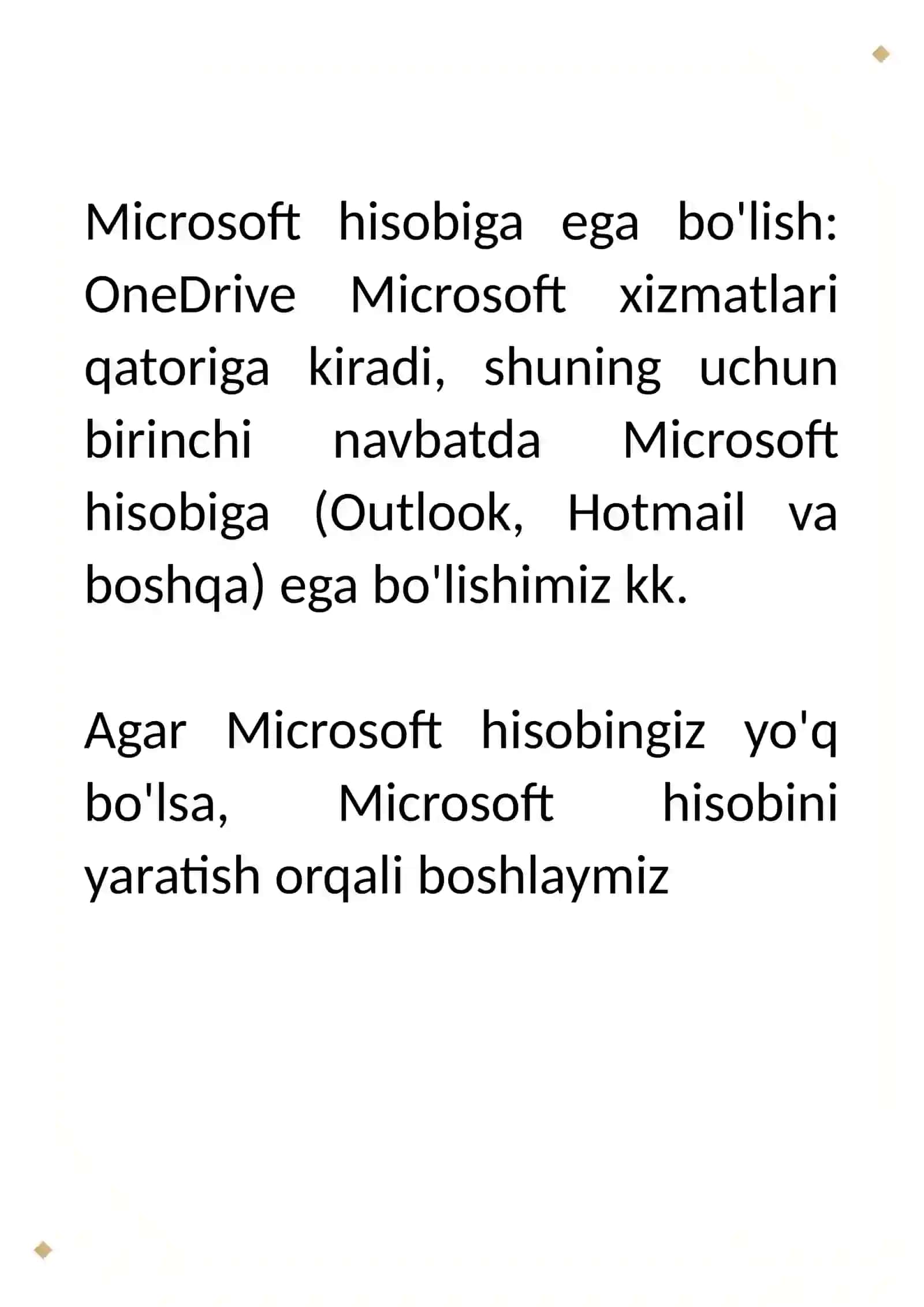OneDrive ishlatish 3