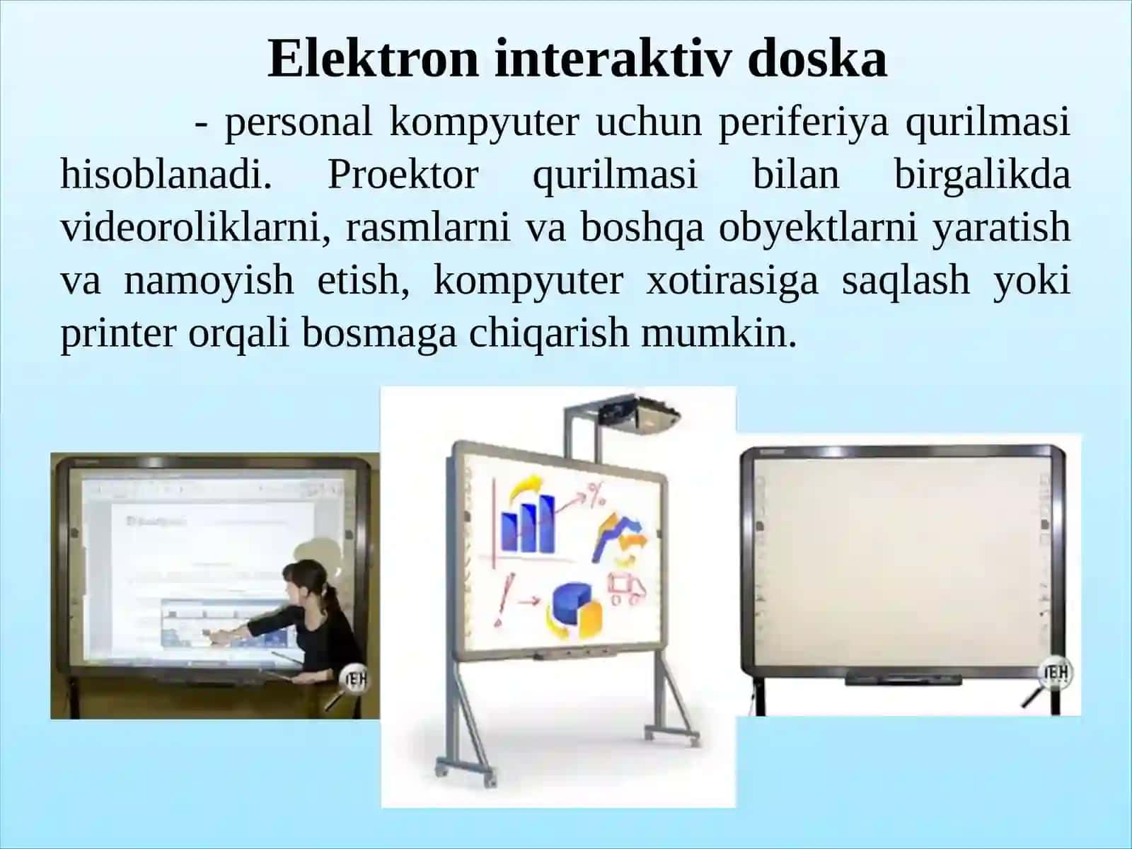 Elektron interaktiv doska 3
