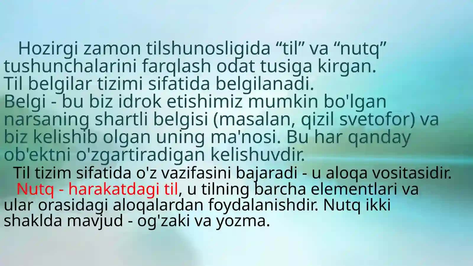 Til birliklari va nutq birliklari 3