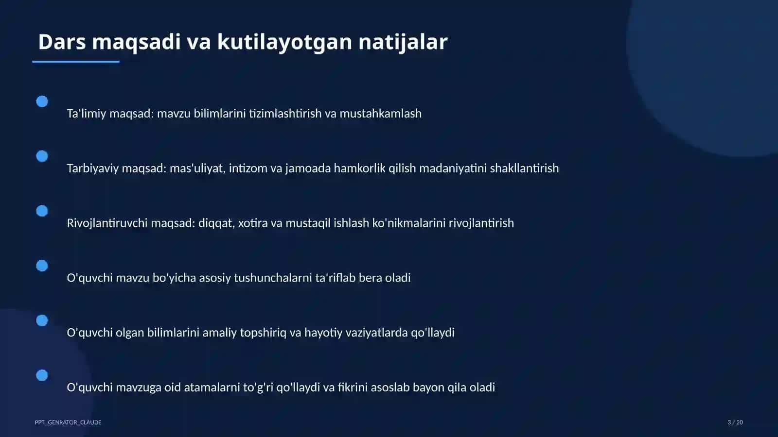 Pedagogika va o'qitish metodikasi 3