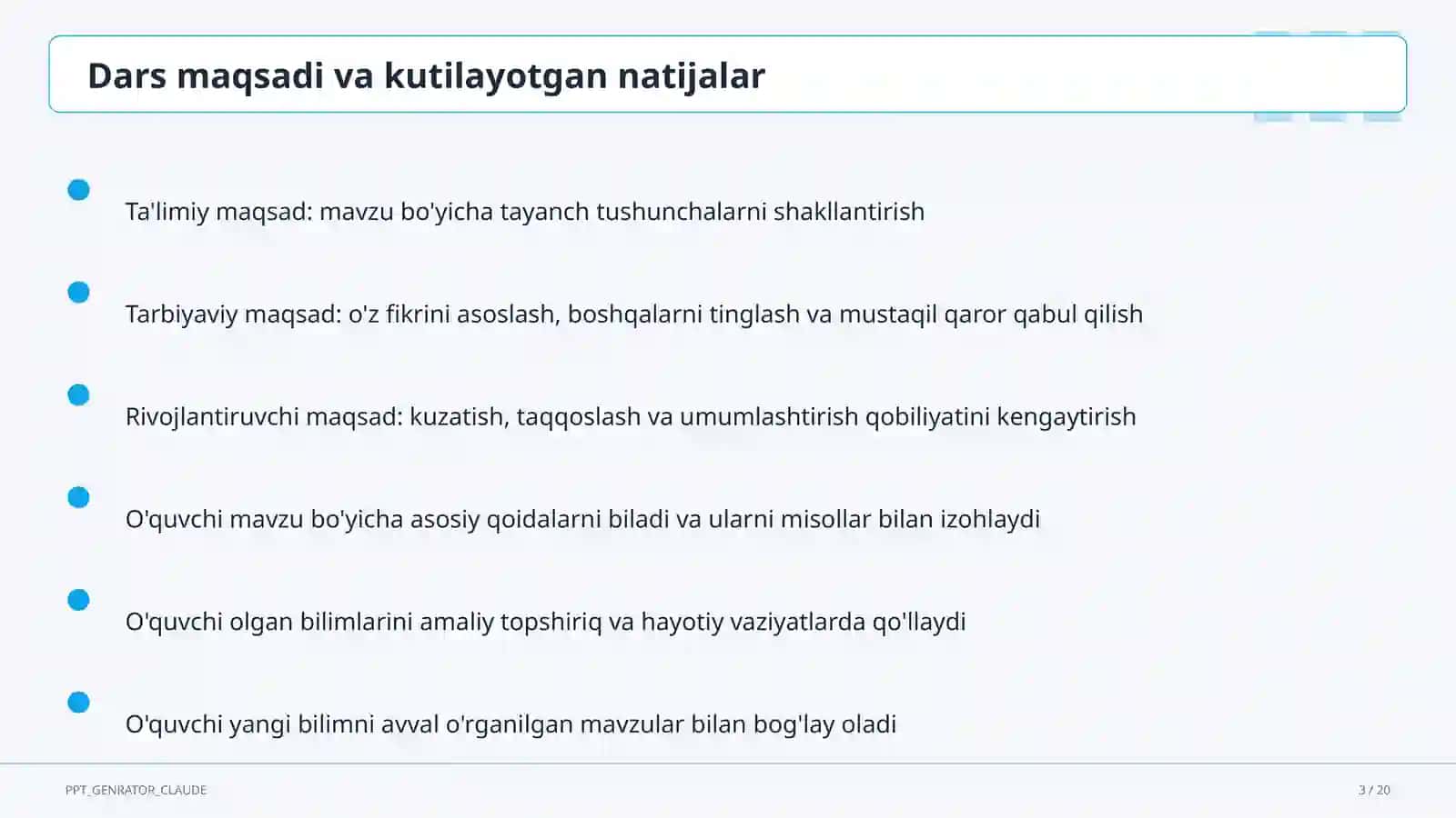 Hosila yordamida funksiyani tekshirish (11-sinf) 3
