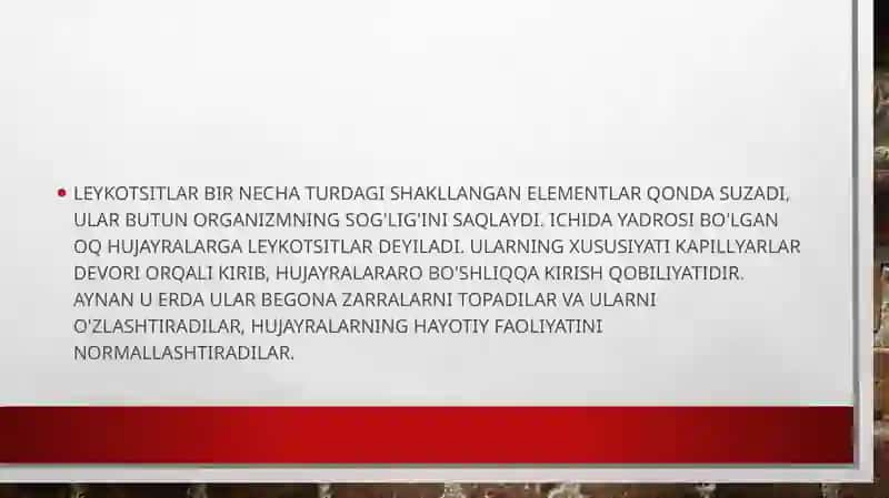 Leykotsitlar va ularning turlari 3