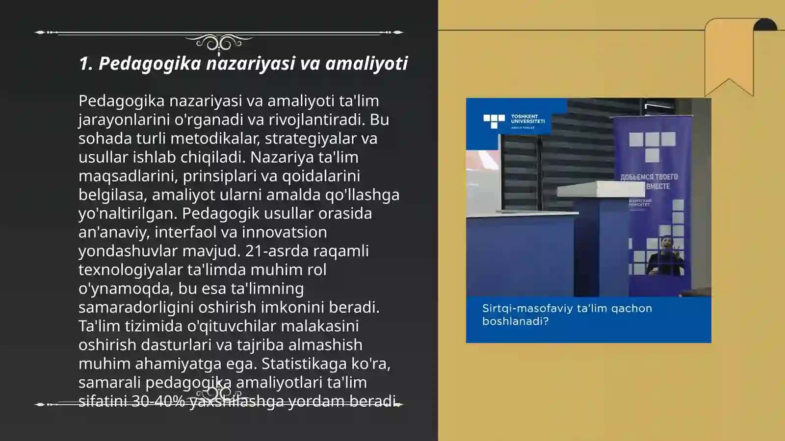 Pedagogika xolatini tahlil qilish usullari 3