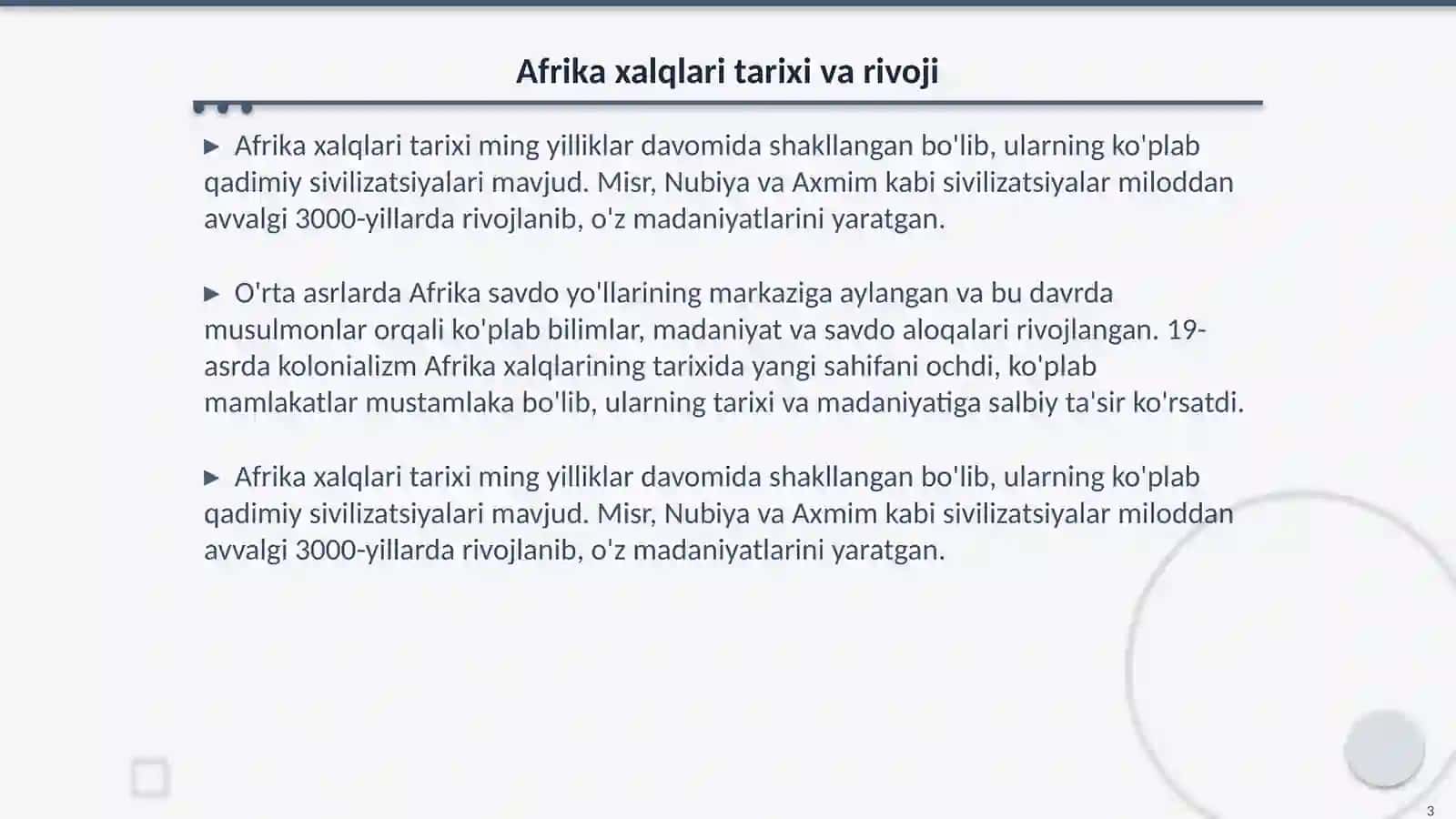 Afrika xalqlari 3