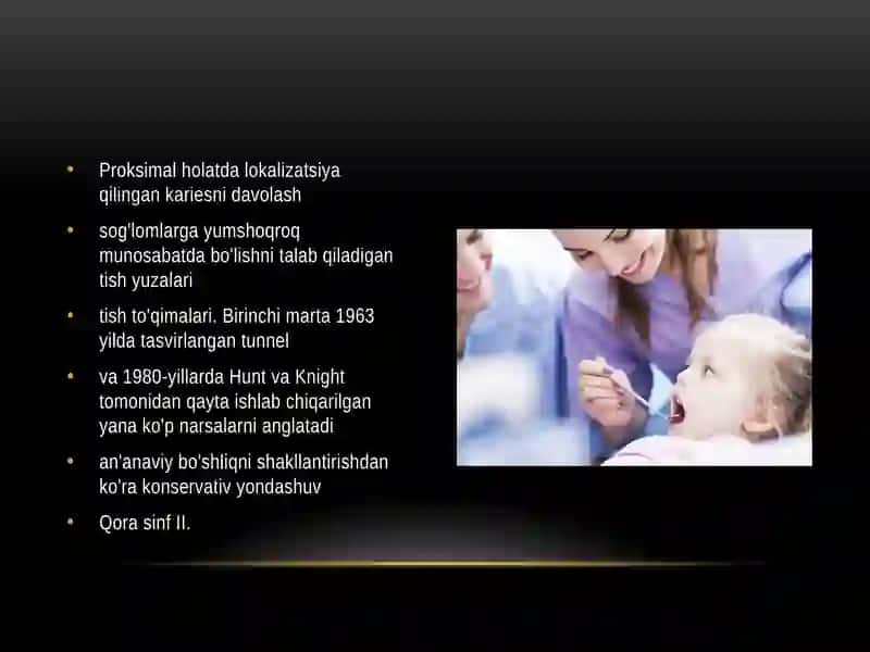 Tish qattiq toqimalarining minimal invaziv usulda charxlash 3