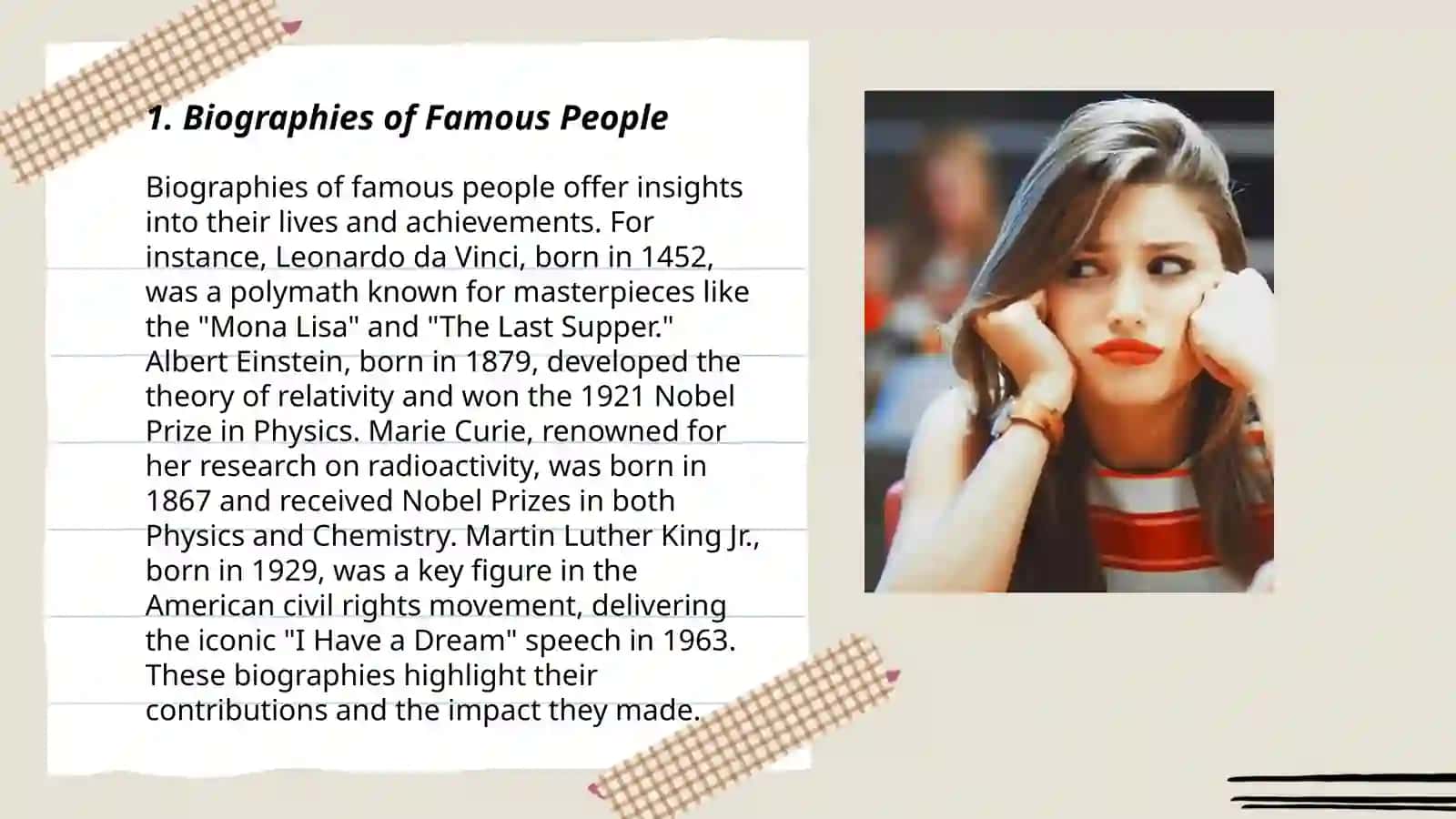 Biographies of Famous People 3