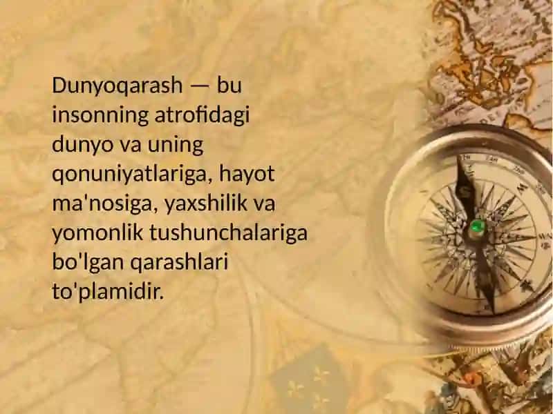 Dunyoqarash va ta'lim 3