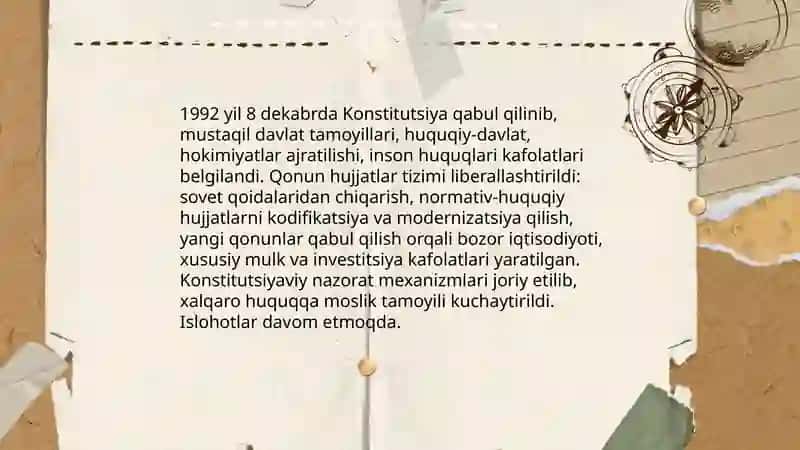 Mustaqillik yillarida davlat boshqaruv tizimida amalga oshirilgan islohotlar 3