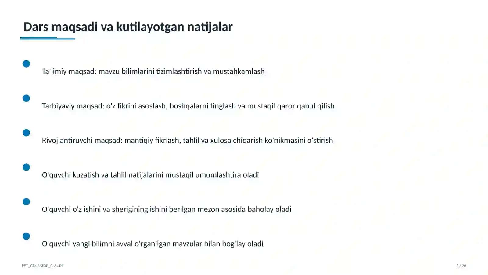 Sonli tengsizliklar va ularning xossalari (8-sinf) 3