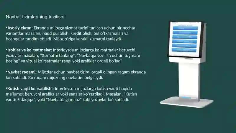 Banklarda navbat tizimlari 3