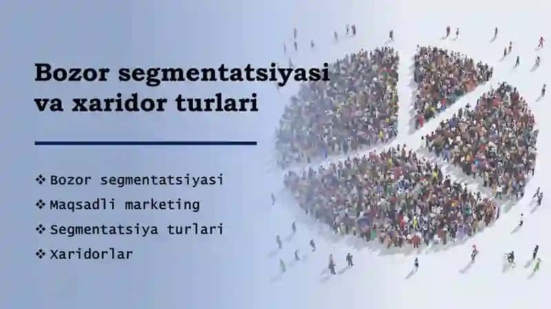 Bozor segmenti va xaridor turlari 3