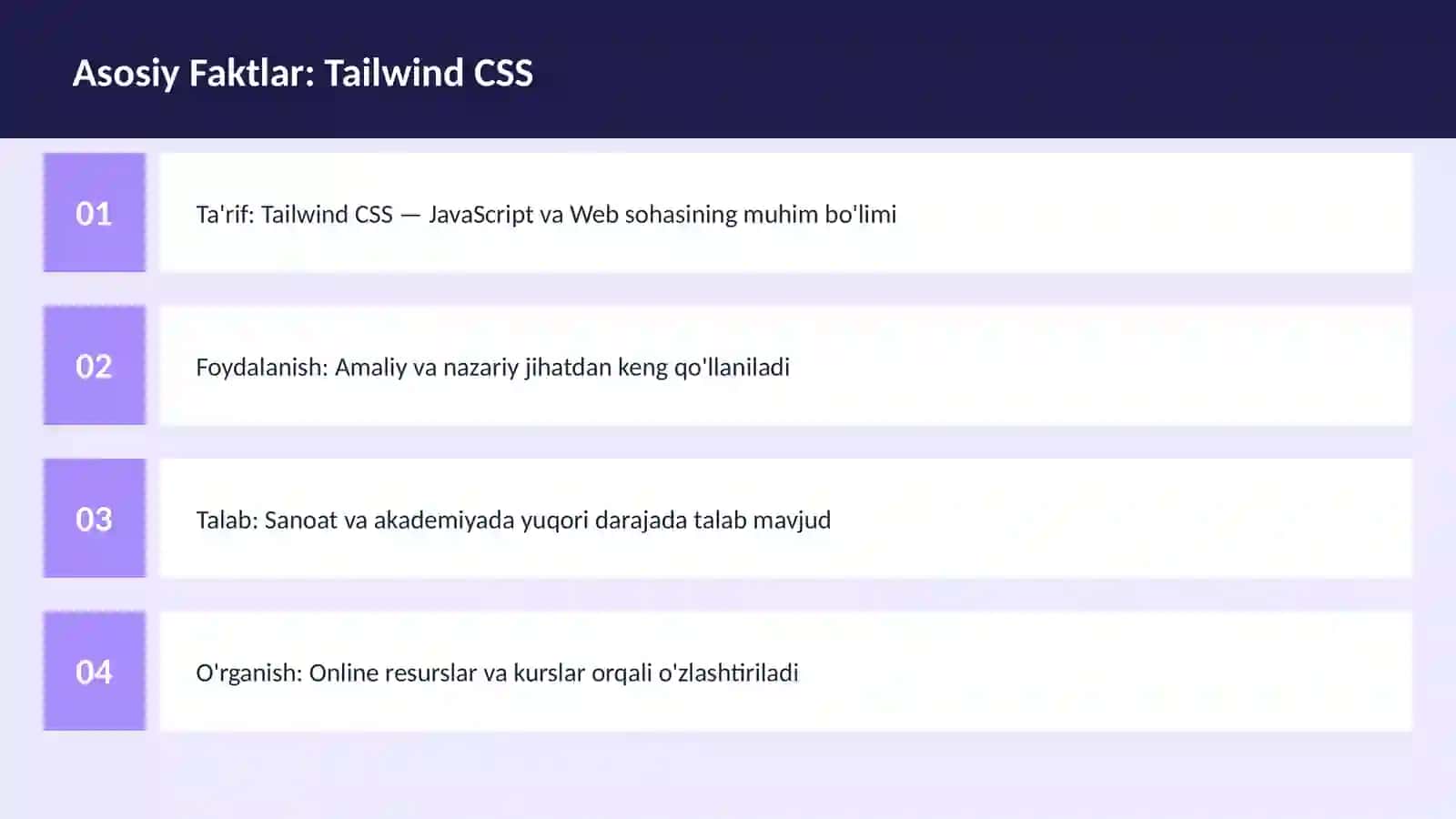 Tailwind CSS 3