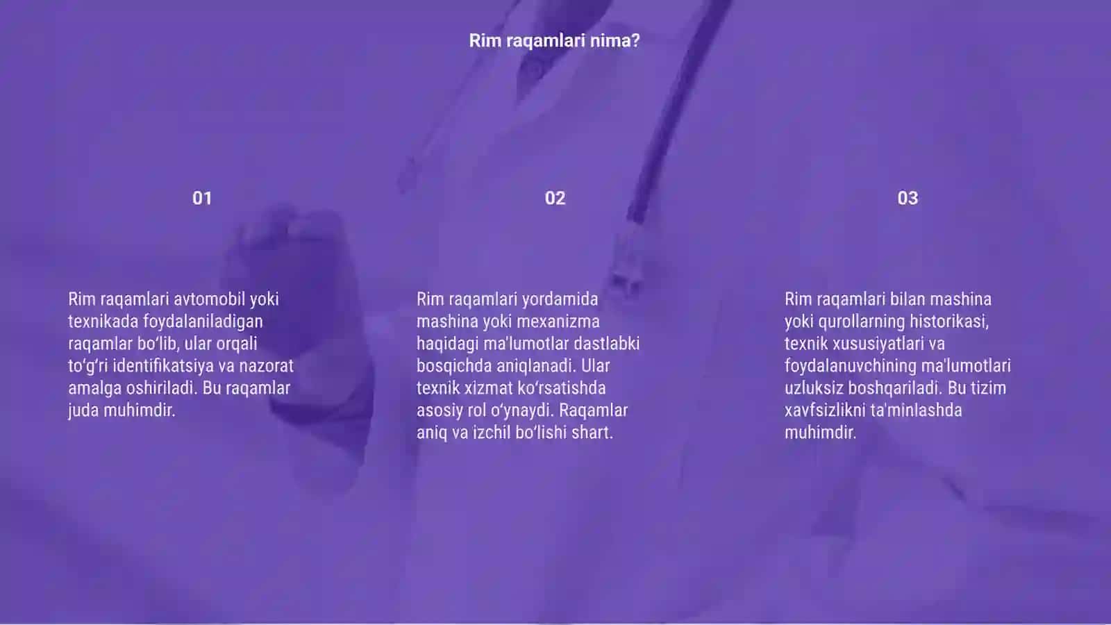 Rim raqamlari 3