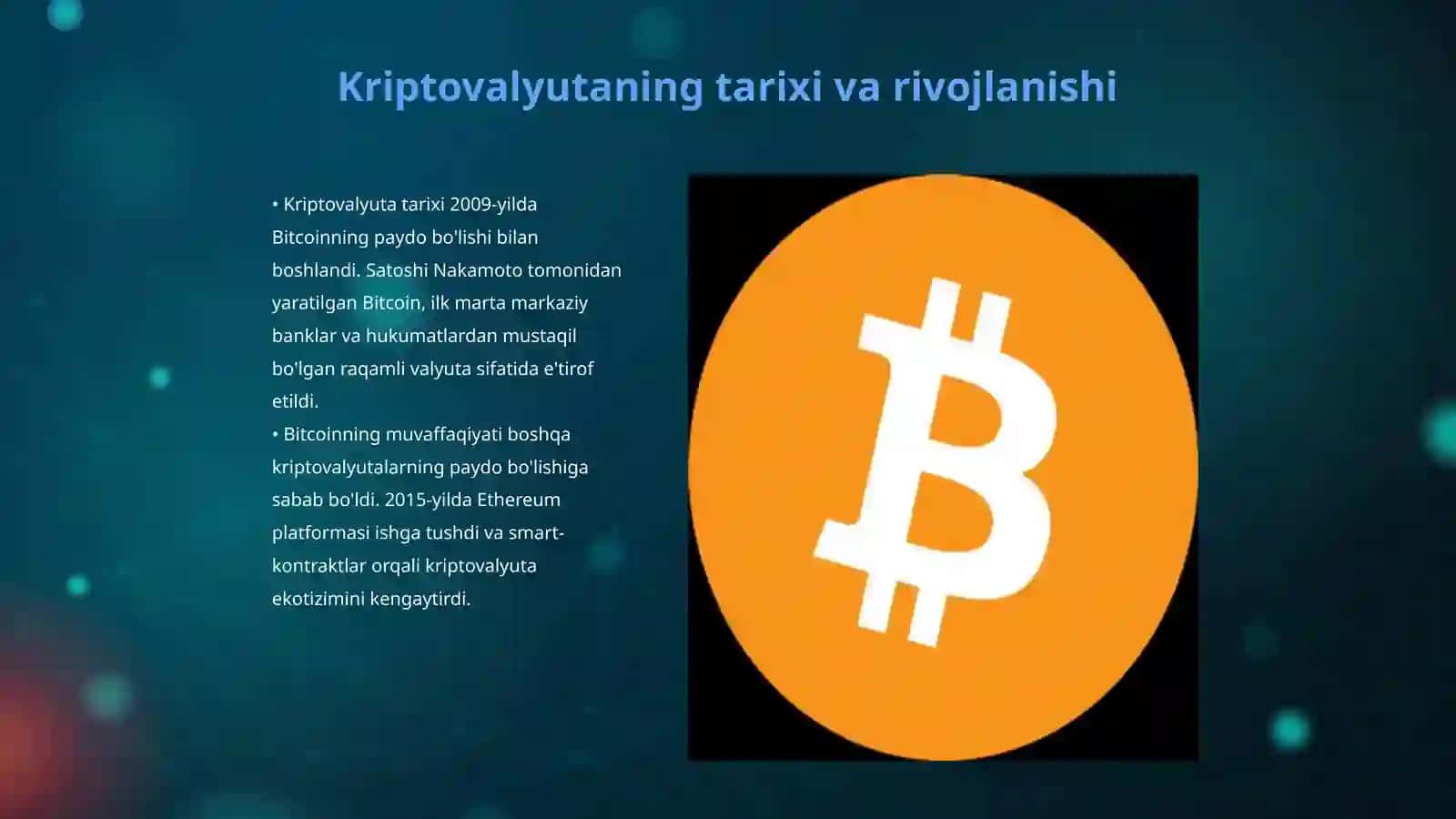 Kriptovalyuta - yangi raqamli iqtisodiyot 3