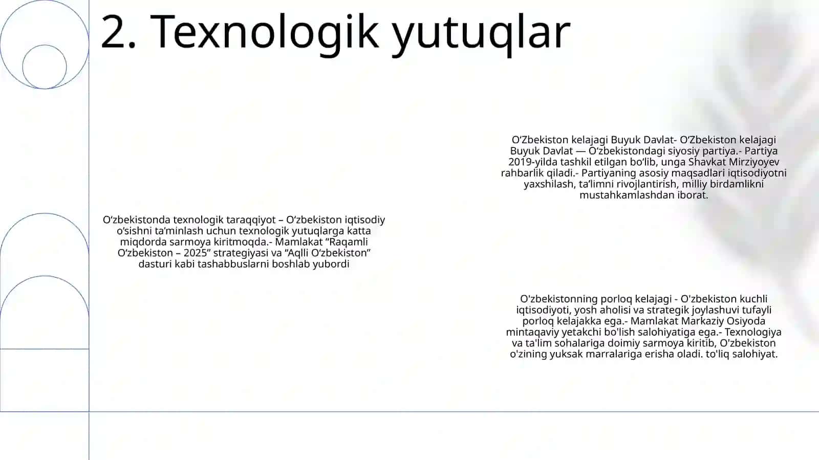 Oʻzbekiston Kelajagi Buyuk Davlat 3