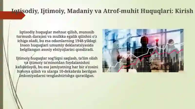 Iqtisodiy Ijtimoiy Madaniy va Ekologik Huquqlar 3