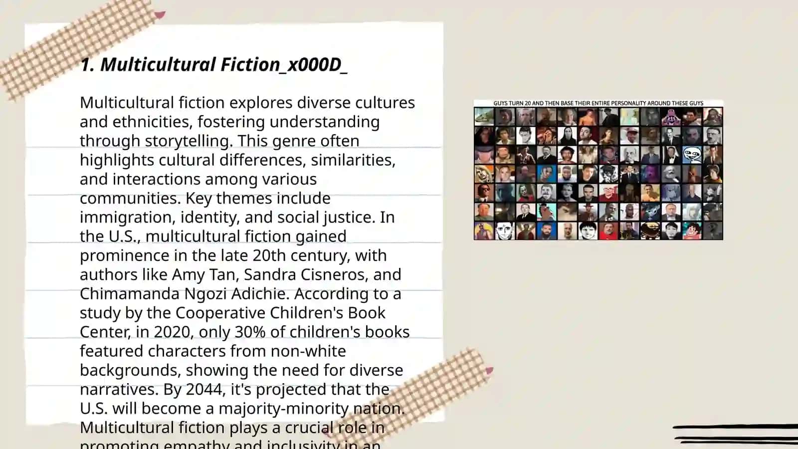Multicultural Fiction 3