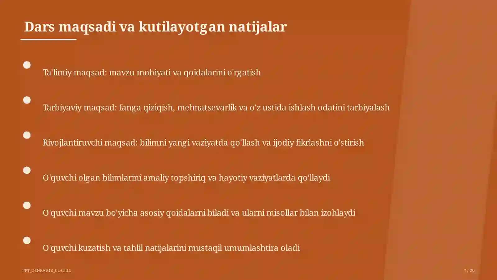 Hayot yo'lini tanlash: maqsad va reja (11-sinf) 3