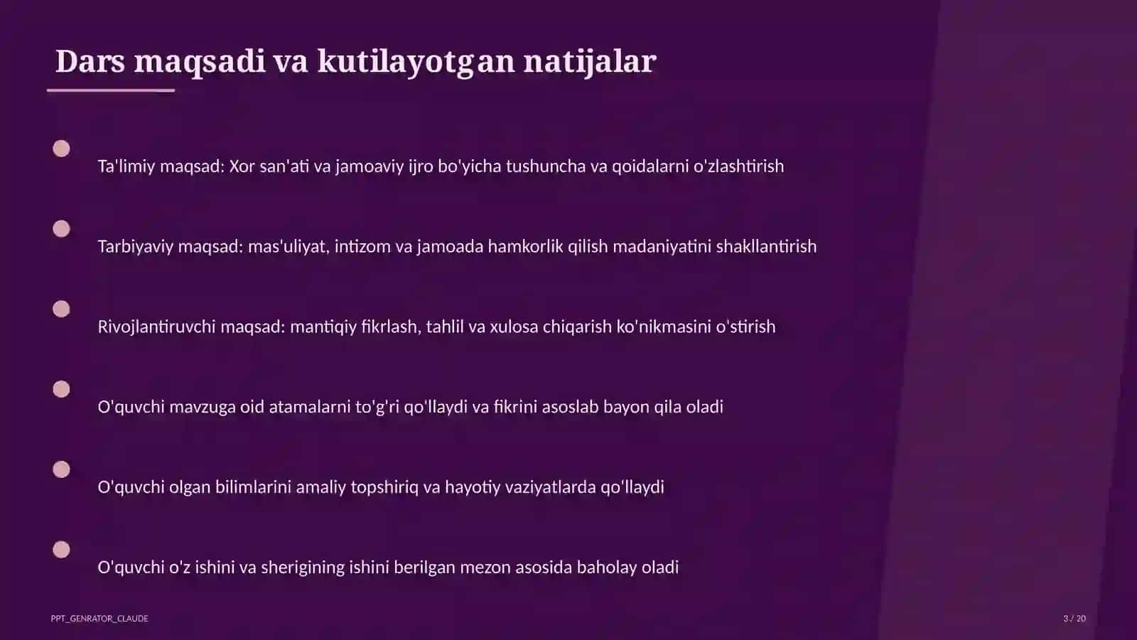 Xor san'ati va jamoaviy ijro (7-sinf) 3