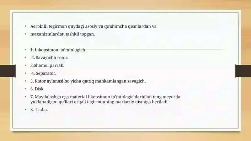 Aerobilli tegirmon. 3