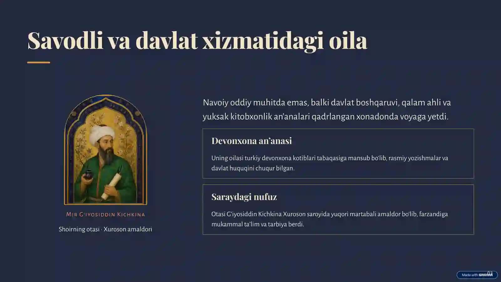 O‘zbek mumtoz adabiyoti va davlat tarixi 3