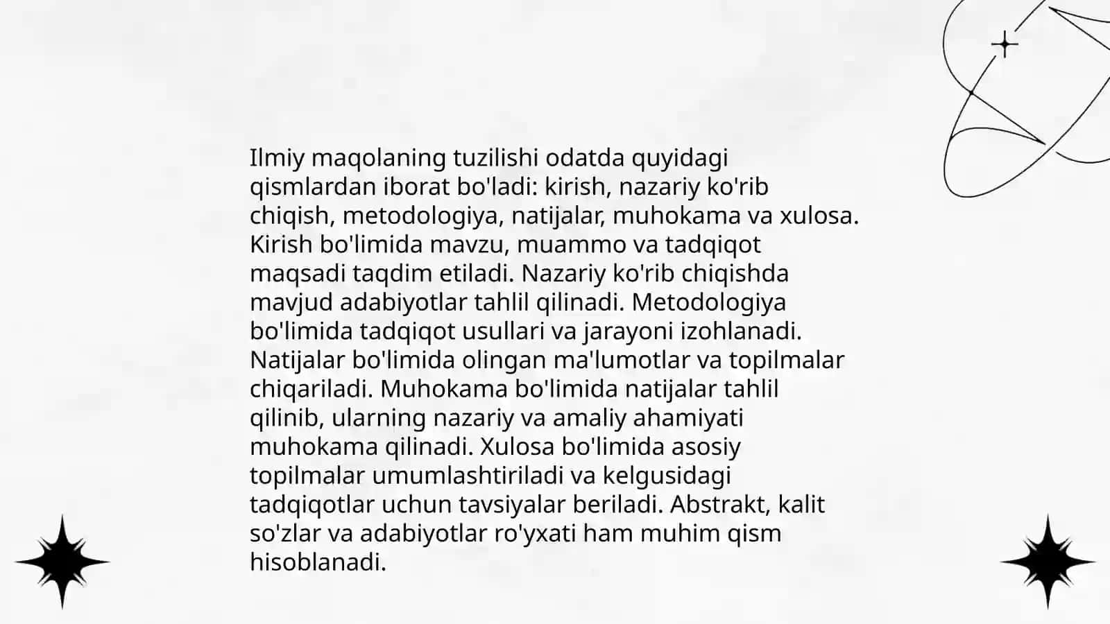 Ilmiy maqola qanday yoziladi? 3