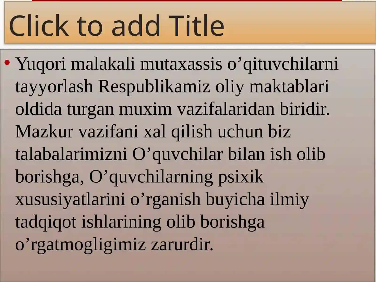 Psixologiyada mustaqil ishlarni tashkil etish 3