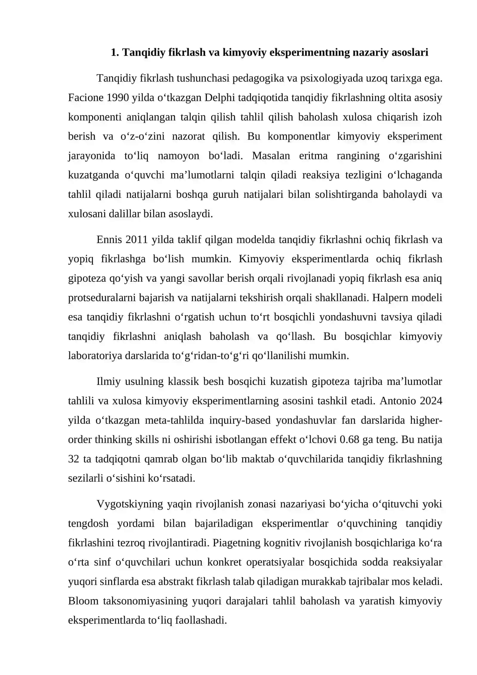 Tanqidiy fikrlashni kimyoviy eksperimentlar yordamida rivojlantirish 3