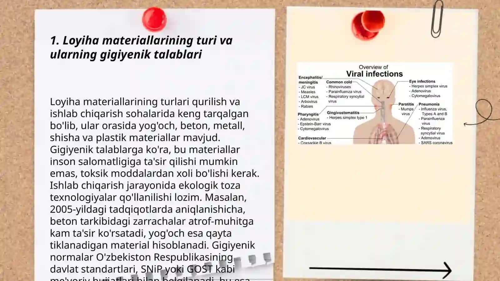 Loyiha materiallari boʻyicha davolash-profilaktika muassasalarini gigiyenik baholash 3