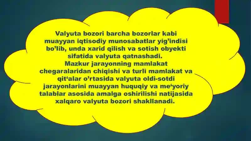 Xalqaro valyuta bozori 3