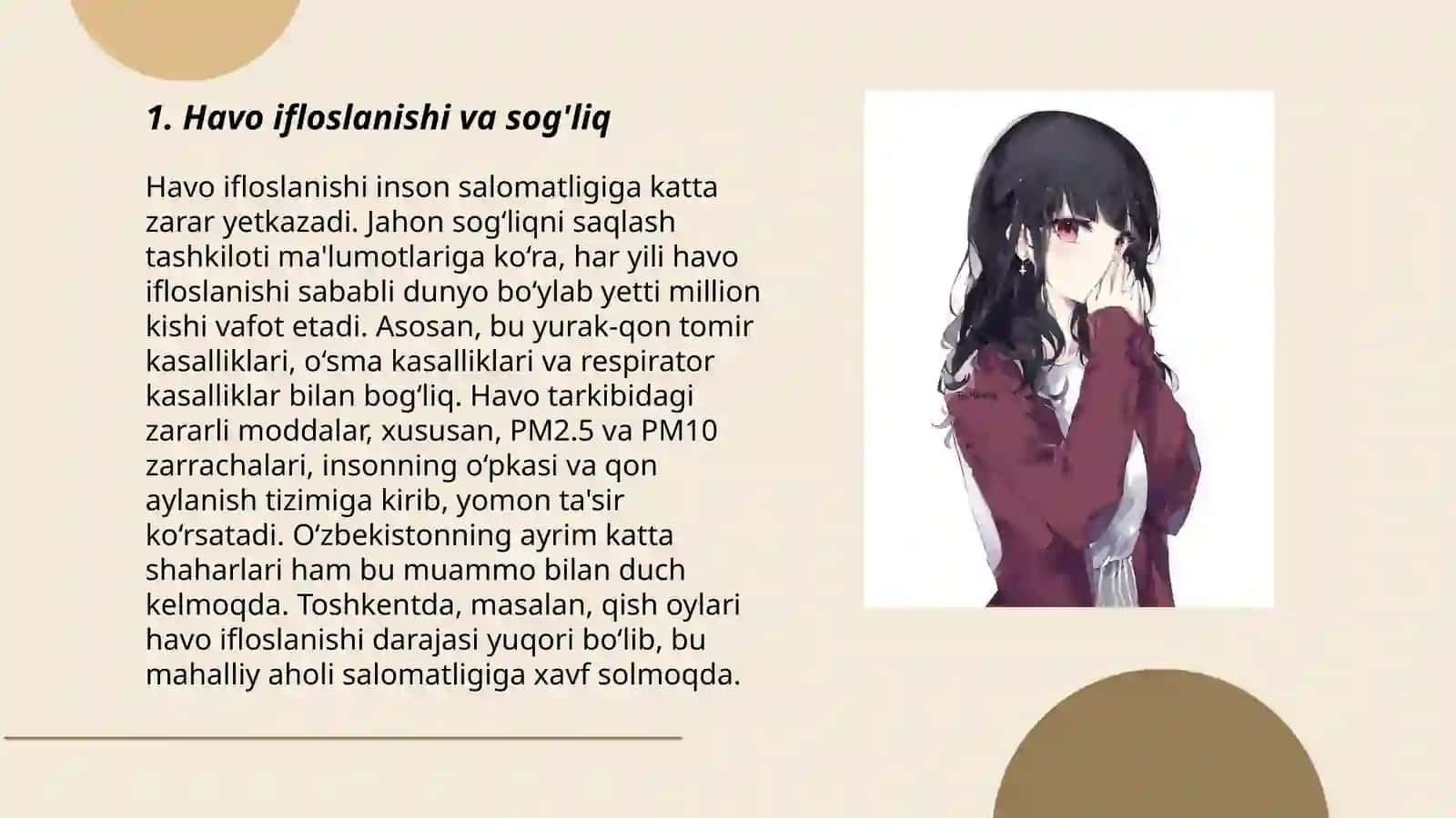 Axlatxonalar tomonidan atrof-muhitga ko'rsatadigan ta'sir 3